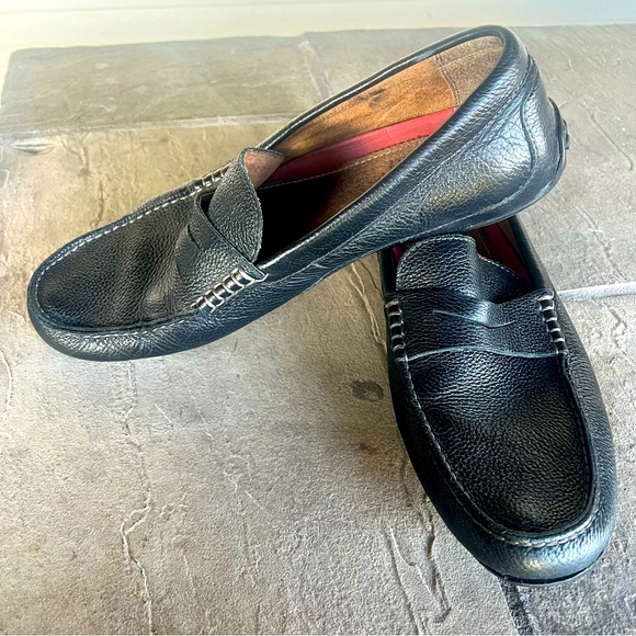▪️ Florsheim Men’s Throttle Penny Loafers Driving Mocs •Black •SIZE 13M - Picture 4 of 13
